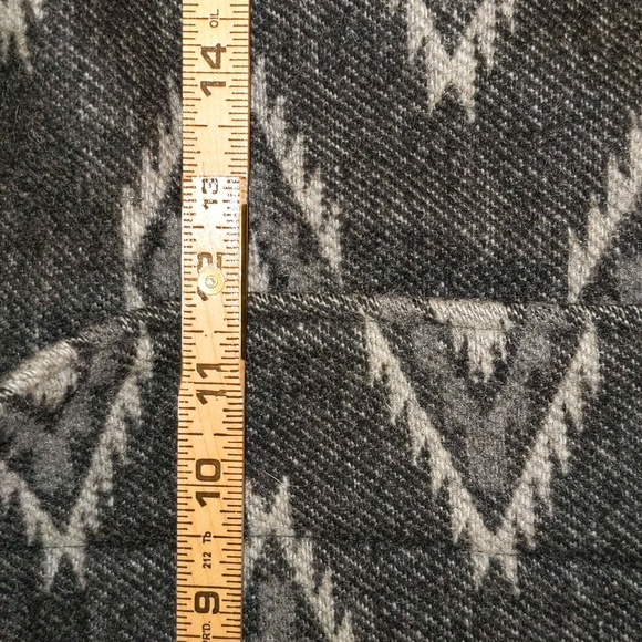 Levi's Women's Size L Hooded Zip Snap Southwest Western Print Long Jacket Coat - Picture 9 of 12